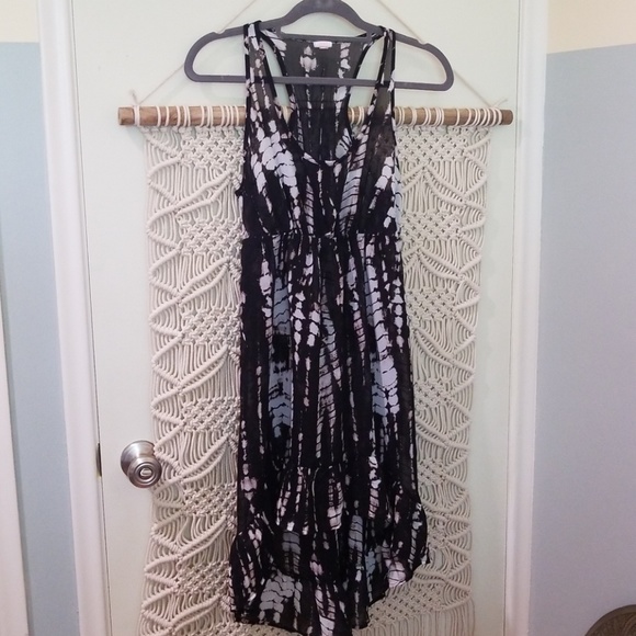 Xhilaration Swim Coverup Black & White Tie Dye - Picture 7 of 7